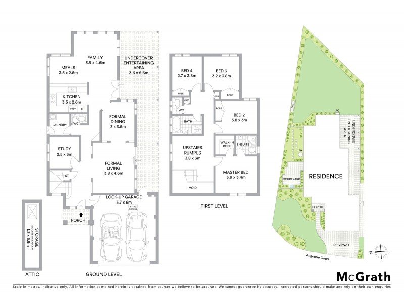 4 Angourie Court, Dural NSW 2158 Floorplan