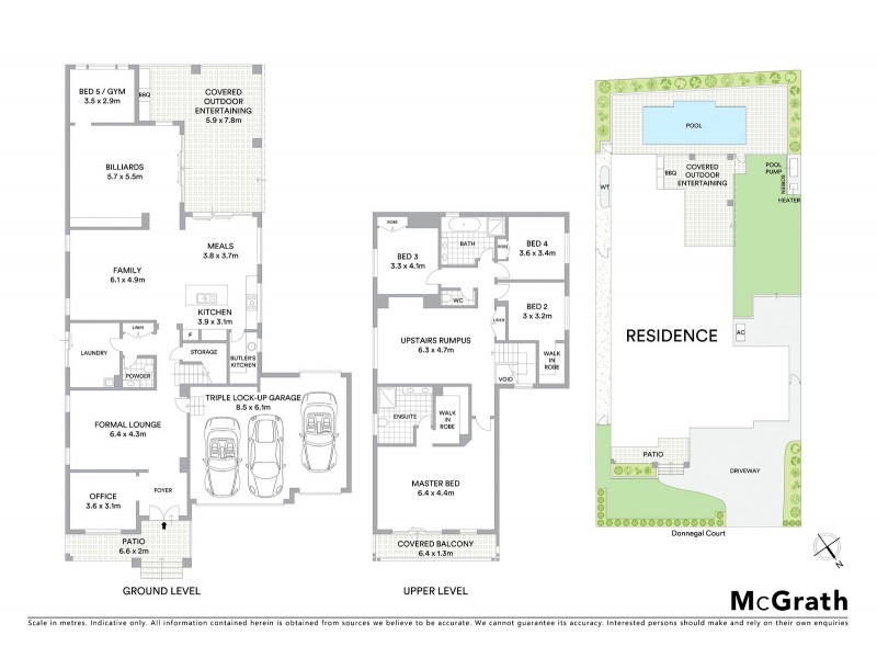 5 Donnegal Court, Castle Hill NSW 2154 Floorplan