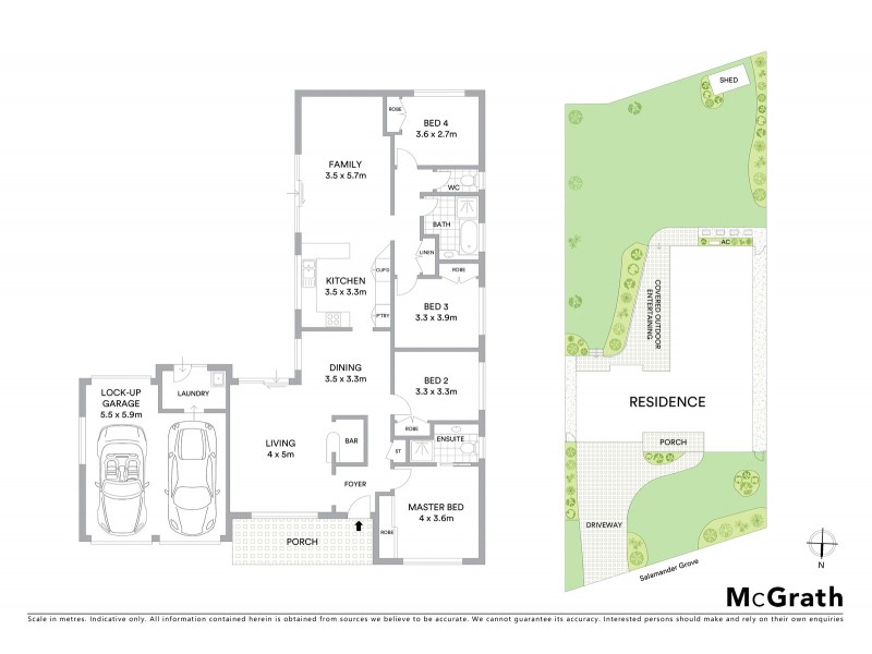 12 Salamander Grove, Baulkham Hills NSW 2153 Floorplan
