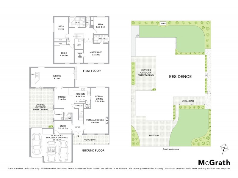 36 Crestview Avenue, Kellyville NSW 2155 Floorplan