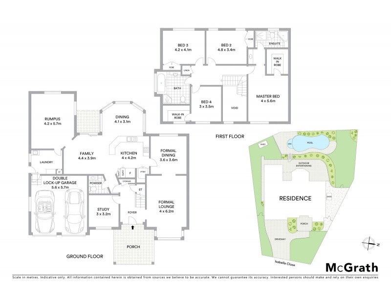 4 Isabella Close, Bella Vista NSW 2153 Floorplan