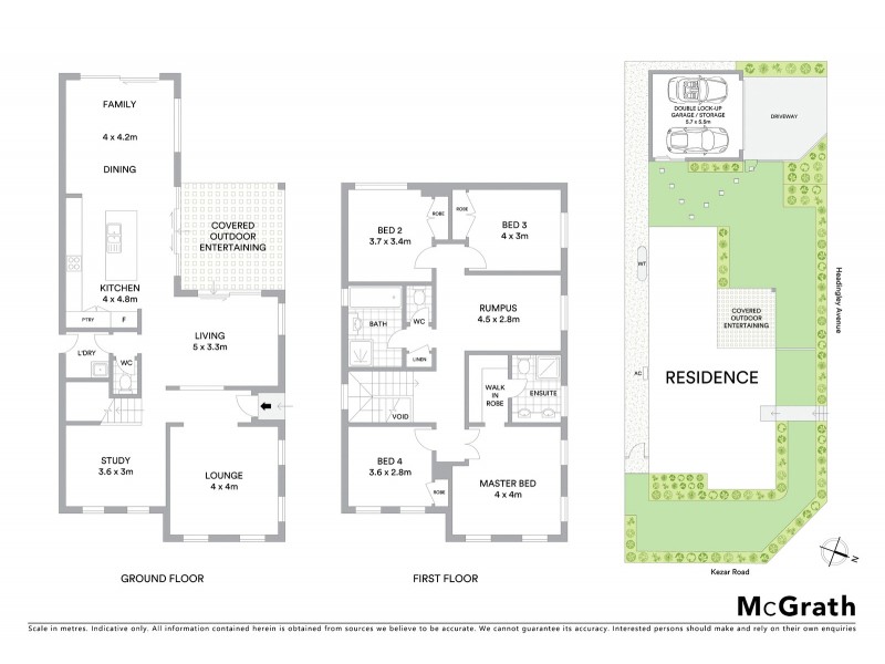 1 Kezar Road, Kellyville NSW 2155 Floorplan