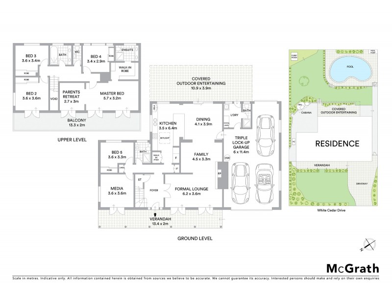 10 White Cedar Drive, Castle Hill NSW 2154 Floorplan