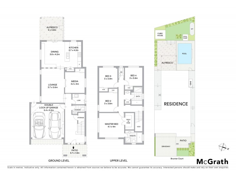 11 Brunner Court, Kellyville NSW 2155 Floorplan