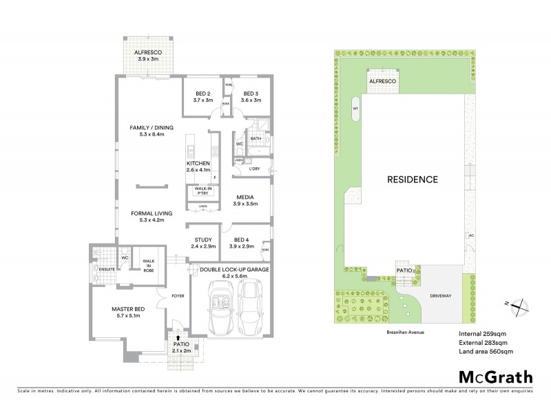 21 Bresnihan Avenue, Kellyville NSW 2155 Floorplan