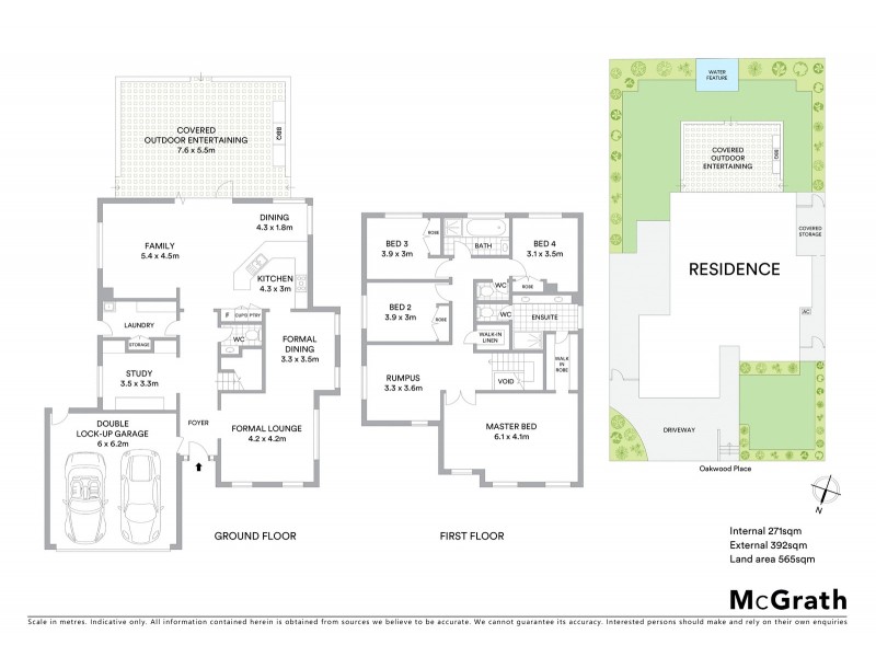 6 Oakwood Place, Kellyville NSW 2155 Floorplan