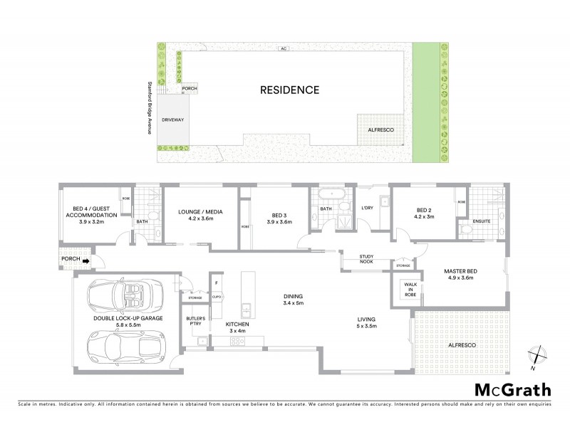 73 Stamford Bridge Avenue, Kellyville NSW 2155 Floorplan