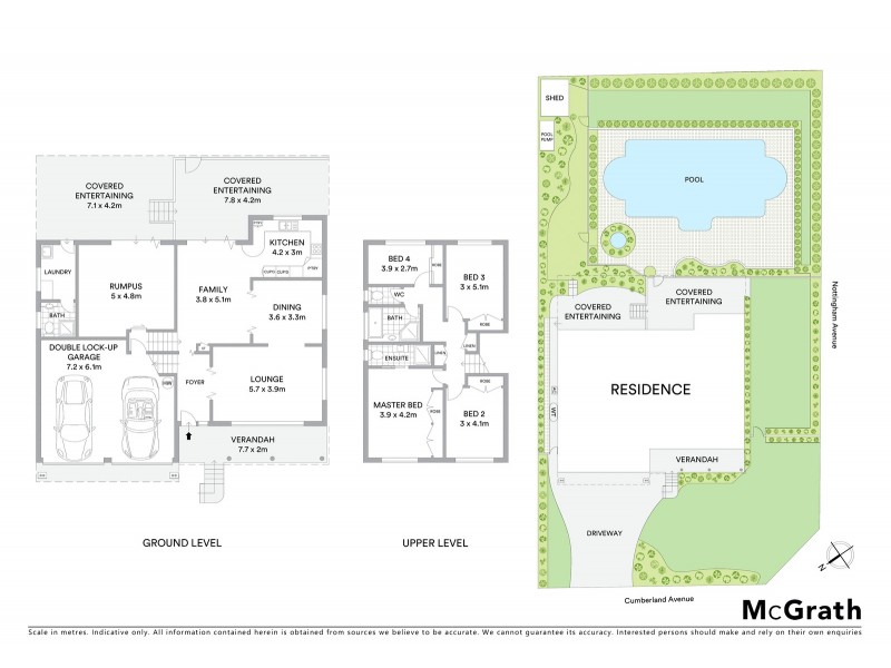 16 Cumberland Avenue, Castle Hill NSW 2154 Floorplan