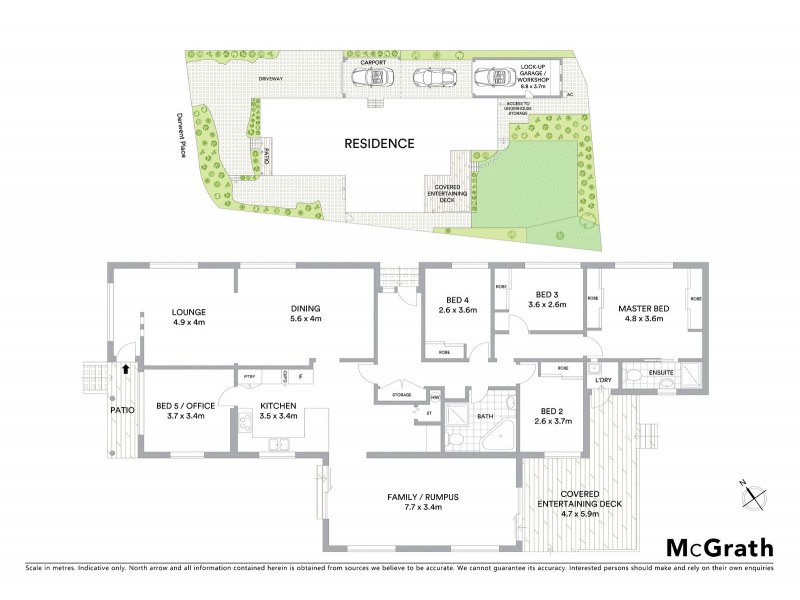 2 Derwent Place, Castle Hill NSW 2154 Floorplan