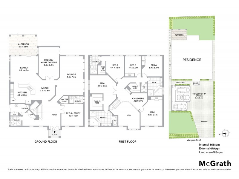 6 Mungerie Road, Beaumont Hills NSW 2155 Floorplan