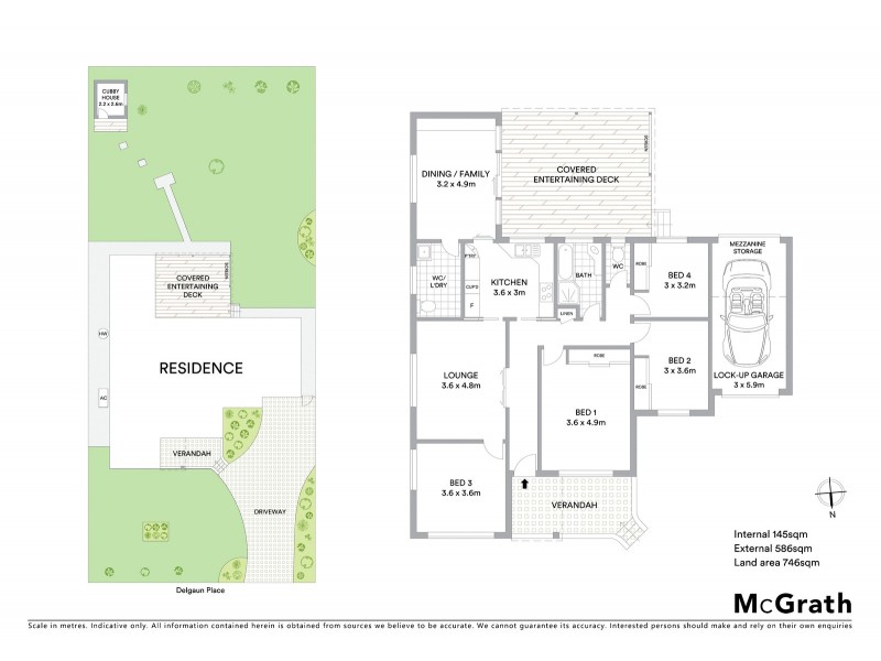 5 Delgaun Place, Baulkham Hills NSW 2153 Floorplan