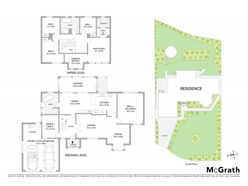 3 Yinnell Place, Castle Hill NSW 2154 Floorplan