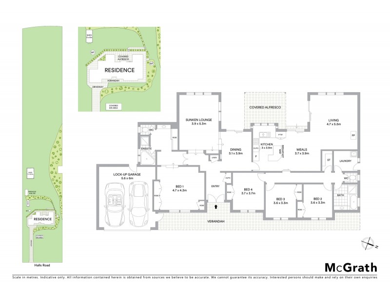 3 Halls Road, Arcadia NSW 2159 Floorplan