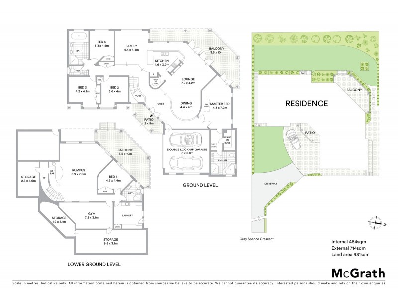 42 Gray Spence Crescent, West Pennant Hills NSW 2125 Floorplan