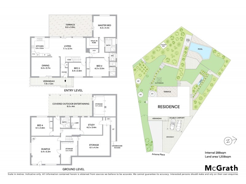 9 Arizona Place, North Rocks NSW 2151 Floorplan