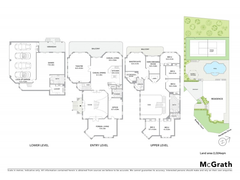 1 Bradley Court, West Pennant Hills NSW 2125 Floorplan