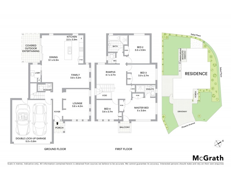 2 Sabal Place, Beaumont Hills NSW 2155 Floorplan