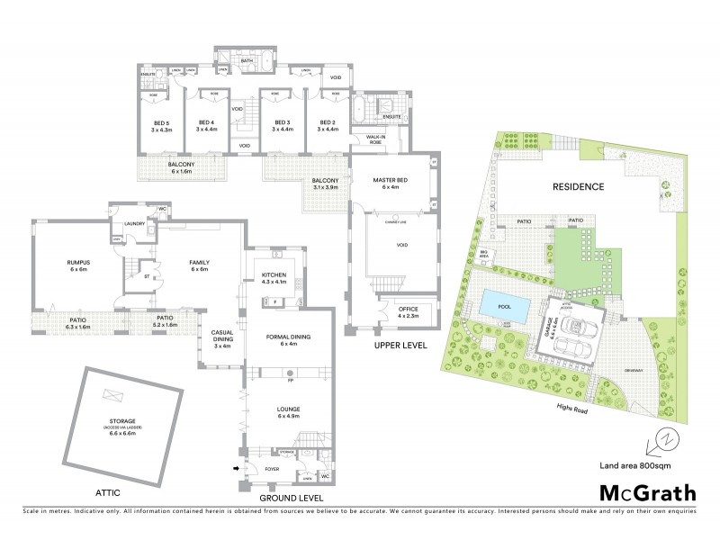 208 Highs Road, West Pennant Hills NSW 2125 Floorplan