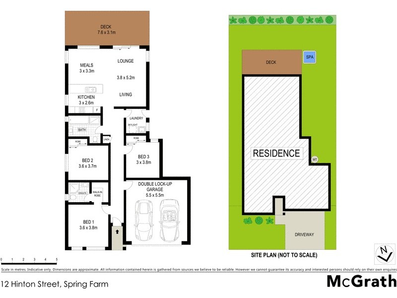 12 Hinton Street, Spring Farm NSW 2570 Floorplan