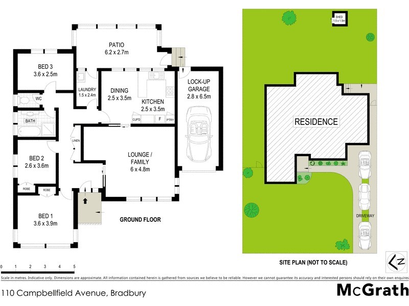 110 Campbellfield Avenue, Bradbury NSW 2560 Floorplan
