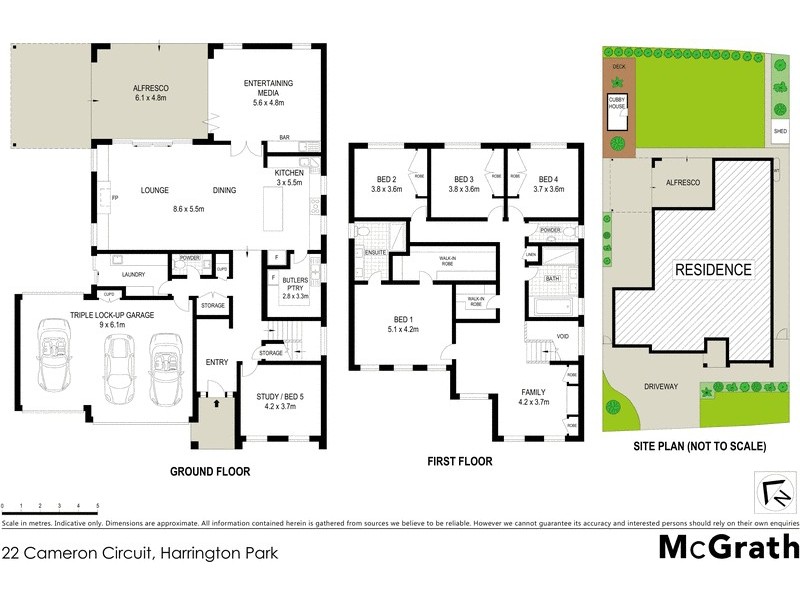 22 Cameron Circuit, Harrington Park NSW 2567 Floorplan