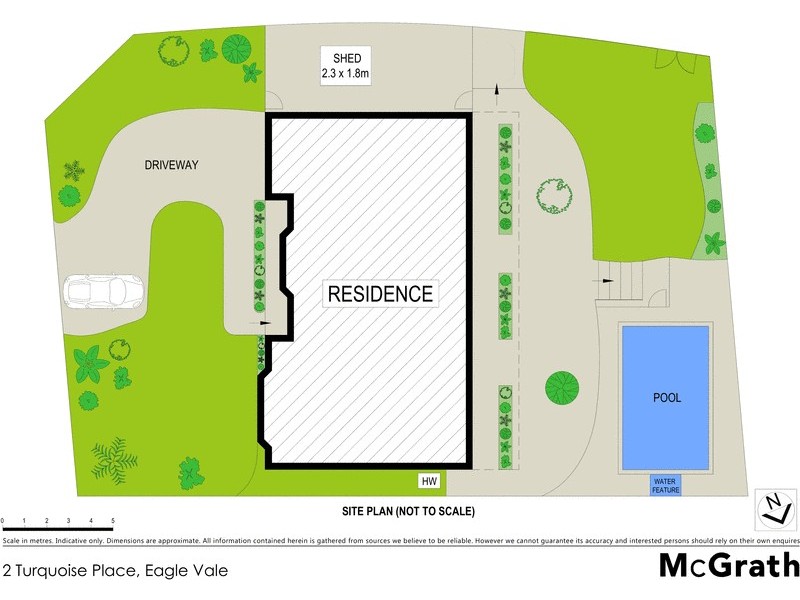 2 Turquoise Place, Eagle Vale NSW 2558 Floorplan