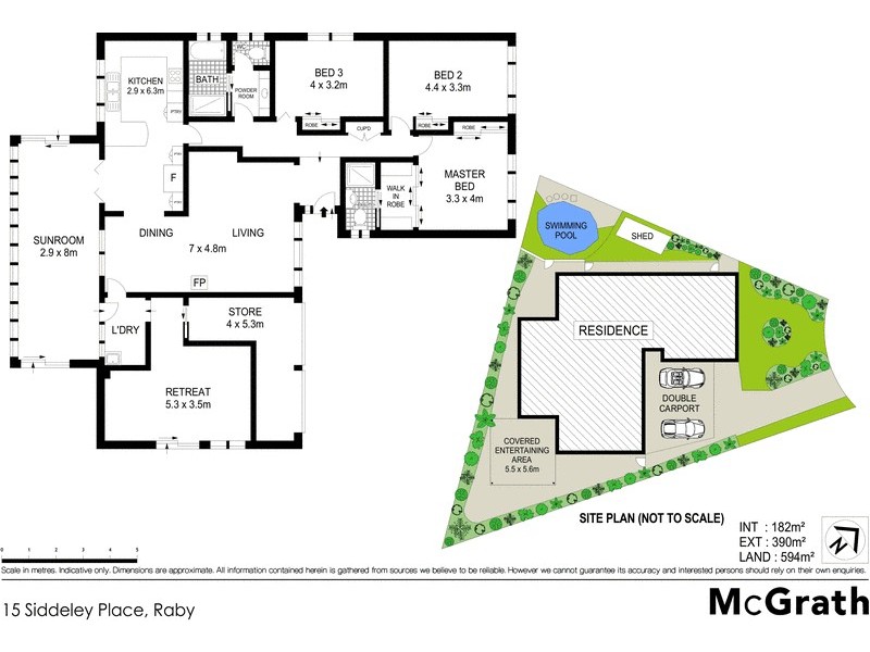 15 Siddeley Place, Raby NSW 2566 Floorplan