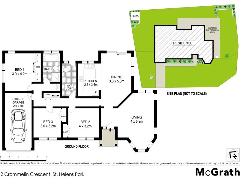 2 Crommelin Crescent, St Helens Park NSW 2560 Floorplan