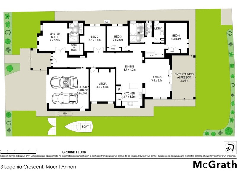 3 Logonia Crescent, Mount Annan NSW 2567 Floorplan