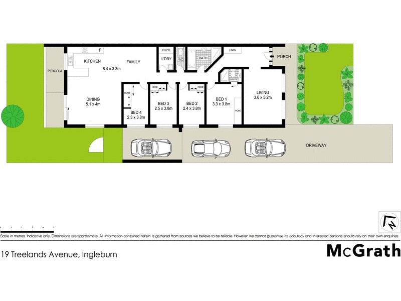 19 Treelands Avenue, Ingleburn NSW 2565 Floorplan
