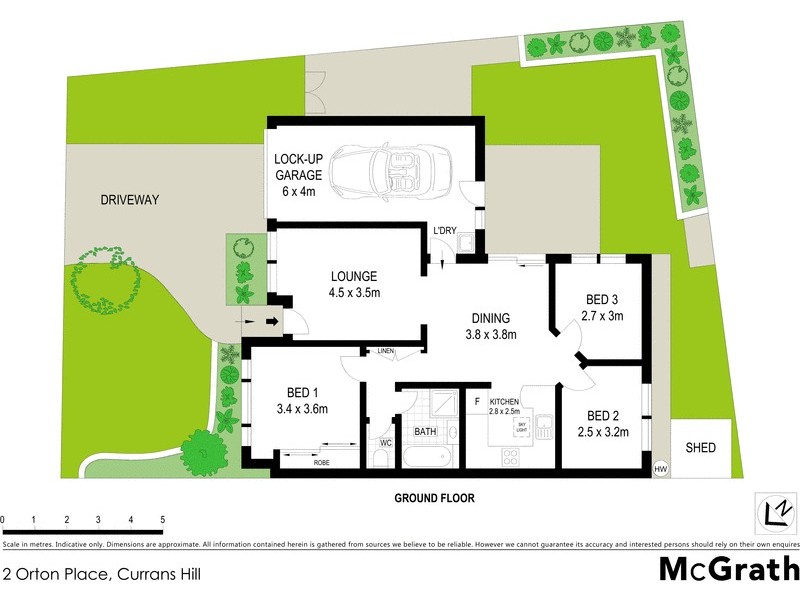 2 Orton Place, Currans Hill NSW 2567 Floorplan