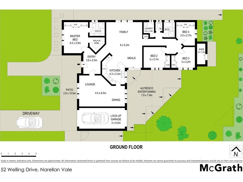 52 Welling Drive, Narellan Vale NSW 2567 Floorplan
