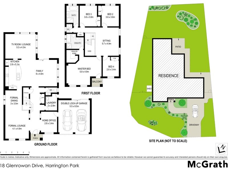 18 Glenrowan Drive, Harrington Park NSW 2567 Floorplan