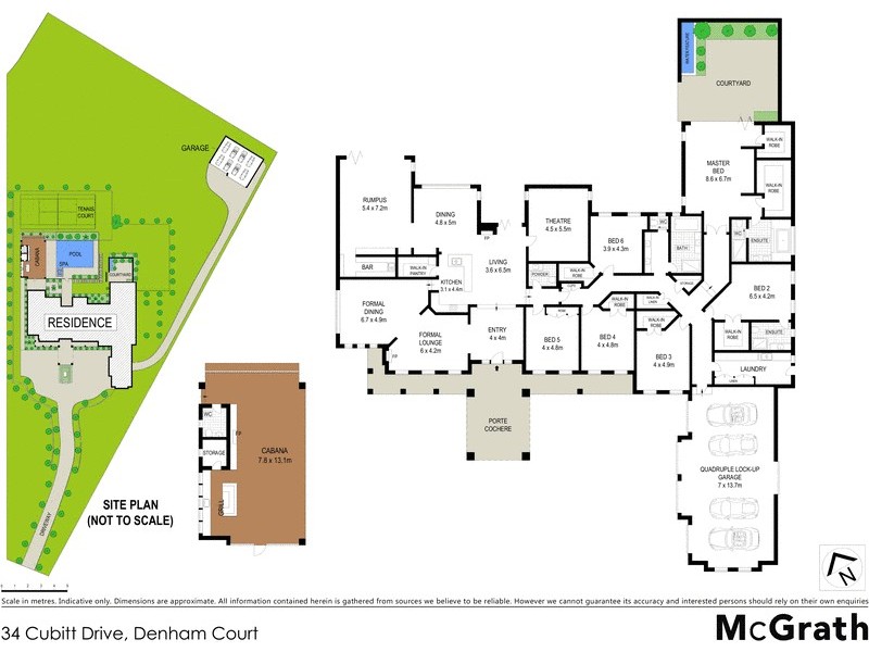 34 Cubitt Drive, Denham Court NSW 2565 Floorplan