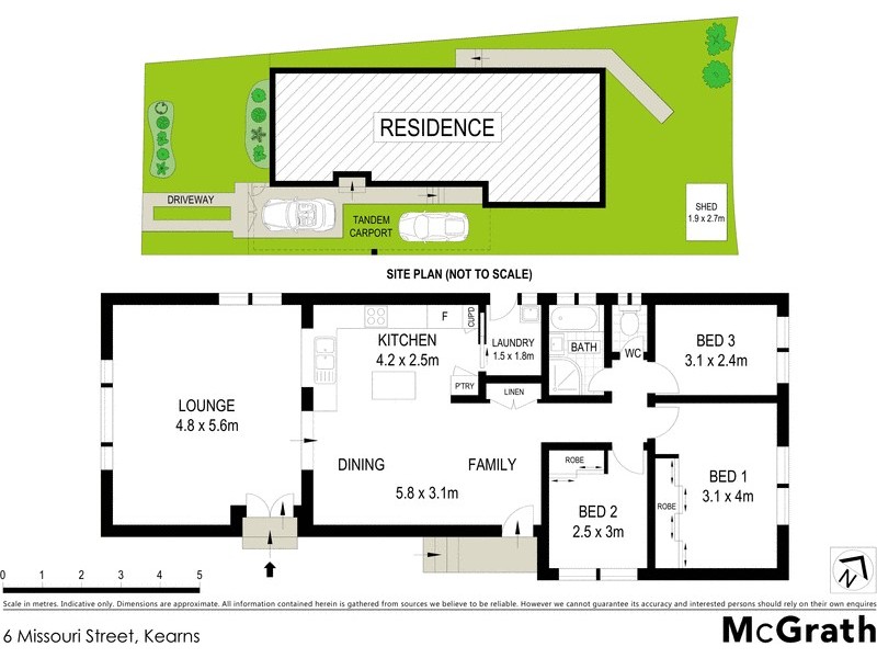 6 Missouri Street, Kearns NSW 2558 Floorplan