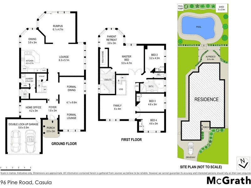 96 Pine Road, Casula NSW 2170 Floorplan