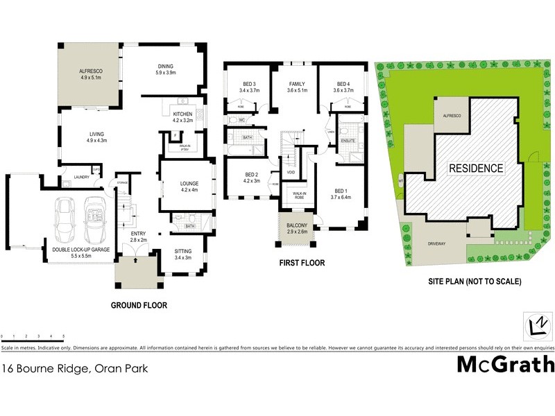 16 Bourne Ridge, Oran Park NSW 2570 Floorplan