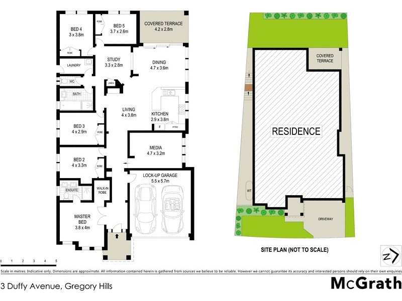 3 Duffy Avenue, Gregory Hills NSW 2557 Floorplan