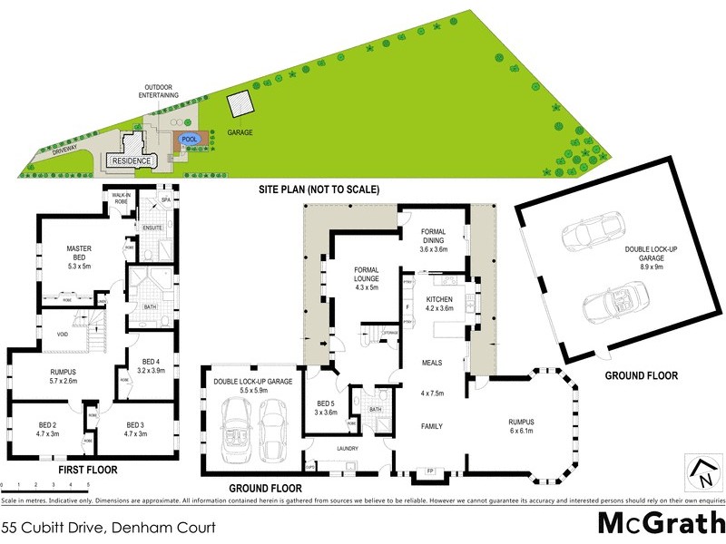 55 Cubitt Drive, Denham Court NSW 2565 Floorplan