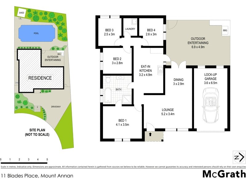 11 Blades Place, Mount Annan NSW 2567 Floorplan