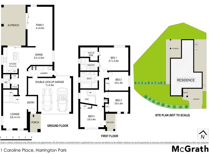 1 Caroline Place, Harrington Park NSW 2567 Floorplan