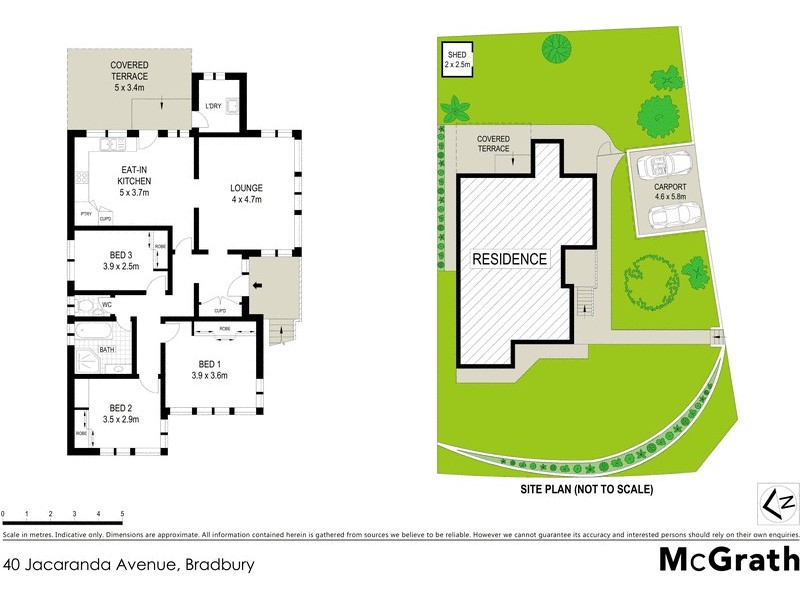 40 Jacaranda Avenue, Bradbury NSW 2560 Floorplan