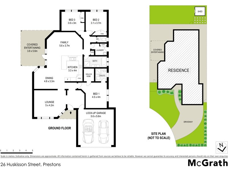 26 Huskisson Street, Prestons NSW 2170 Floorplan