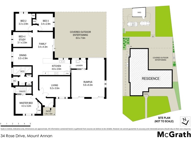 34 Rose Drive, Mount Annan NSW 2567 Floorplan