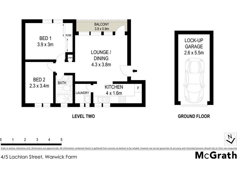 4/5 Lachlan Street, Warwick Farm NSW 2170 Floorplan
