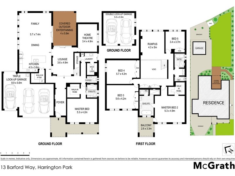 13 Barford Way, Harrington Park NSW 2567 Floorplan