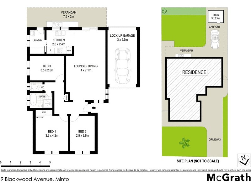 9 Blackwood Avenue, Minto NSW 2566 Floorplan