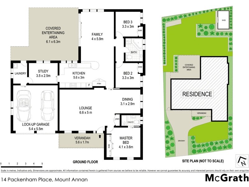 14 Packenham Place, Mount Annan NSW 2567 Floorplan