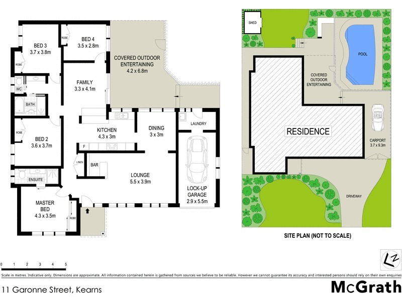 11 Garonne Street, Kearns NSW 2558 Floorplan