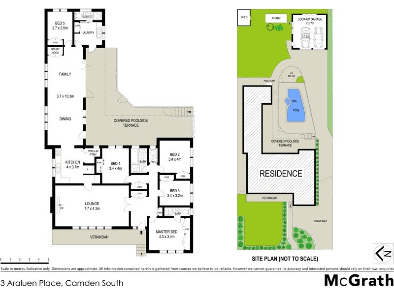 3 Araluen Place, Camden South NSW 2570 Floorplan